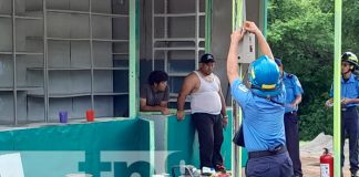 Foto: Inspección de los puestos de pólvora en Managua / TN8