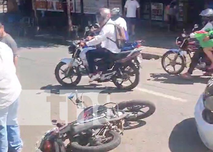 Foto: Accidente de tránsito en el Distrito II de Managua / TN8 Foto: Accidente de tránsito en el Distrito II de Managua / TN8