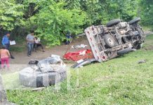 ¿Se durmió al volante? Relato de un peligroso accidente en Ometepe Foto: Vuelco por dormirse al volante en Ometepe / TN8
