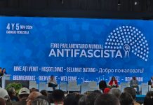 Nicaragua participa en el Foro Parlamentario contra el Fascismo en Venezuela Foto: Nicaragua llega al Aeropuerto Internacional de Maiquetía para el Foro Parlamentario contra el Fascismo / Cortesía