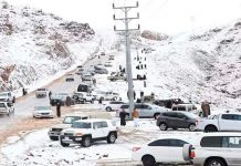 ¡Sin precedentes! Arabia Saudita registra la primera nevada en su historia Foto: Arabia Saudita registra la primera nevada/Cortesía