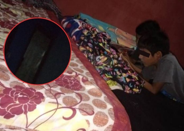 Foto: Niños graban aterradora escena /cortesía Foto: Niños graban aterradora escena /cortesía