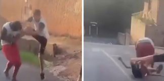 Foto: Escalofriante pelea escolar en Brasil /cortesía
