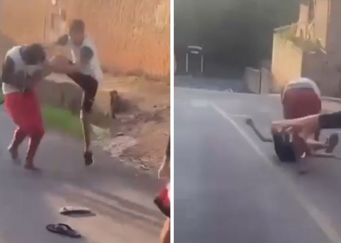 Foto: Escalofriante pelea escolar en Brasil /cortesía Foto: Escalofriante pelea escolar en Brasil /cortesía