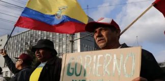 Foto: Protestas en Ecuador /cortesía