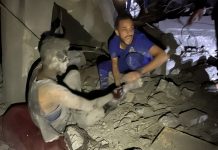 Foto: Sangre en Gaza /cortesía