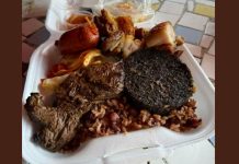 Óscar Meza (La Capital) queda encantado con un tremendo desayuno nicaragüense Foto: El sabor nica llega al paladar de Óscar Meza /Cortesía