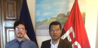 Foto: Alonso Salinas visita Embajada de Nicaragua en Chile