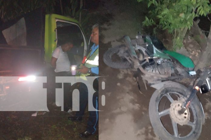 Foto: Brutal impacto en Chinandega deja dos lesionados /TN8