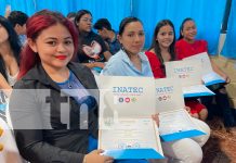 Centro Tecnológico Héroes y Mártires de Chinandega gradúa a 64 nuevos técnicos Foto: Chinandegana celebra la graduación de 64 nuevos técnicos /TN8