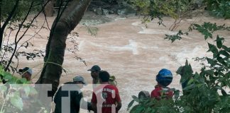 Foto: Joven arrastrado por las fuertes corrientes del río cerca del puente Los Laureles,Chontales/TN8