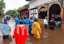 Fuertes lluvias provocan inundaciones y desbordes de ríos en Chinandega Foto:: Daños por tormenta tropical Sara en Chinandega/TN8