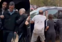 Arrestan en España a supuesto implicado en la agresión al coche presidencial Foto: Arresto en España /cortesía
