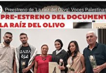 Nicaragua y su eterna solidaridad con Palestina: pre-estreno de ‘La raíz del olivo’ Foto: Nicaragua y su eterna solidaridad con Palestina: pre-estreno de 'La raíz del olivo' / Cortesía