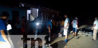 Foto: motociclistas chocan en Jalapa: varios herido y daños materiales. Testigos señalan que el responsable no guardó su distancia./TN8