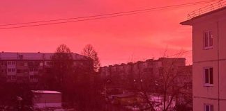 Foto: El cielo se tiñe de rosa y violeta /cortesía