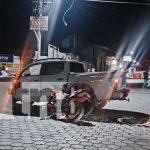 Impactante accidente en Jinotega: Motociclista colisiona contra una camioneta Foto: Impactante accidente en Jinotega: Un motociclista resulta herido tras chocar con una camioneta. Autoridades investigan las causas. /TN8