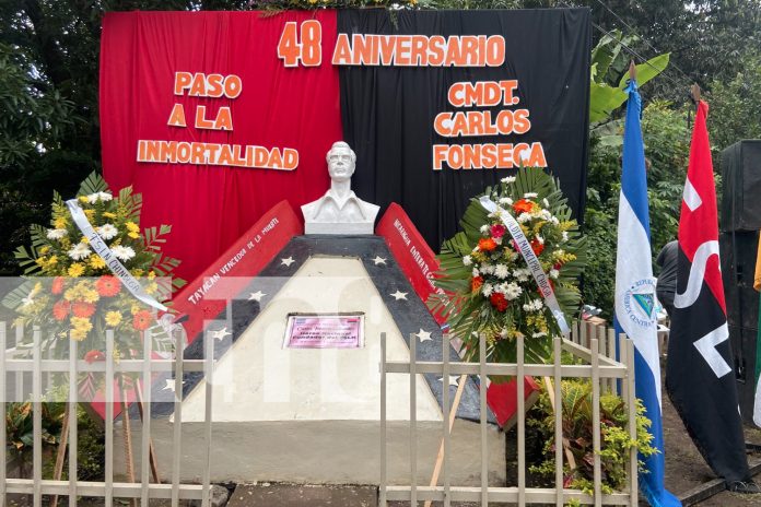 3 Foto: Nicaragua conmemora el 48° aniversario del Comandante Carlos Fonseca Amador/TN8