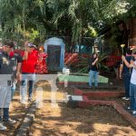 La juventud Sandinista conmemora a los héroes y mártires del cementerio La Nicarao Foto: La juventud Sandinista conmemora a los héroes y mártires del cementerio Nicarao/TN8