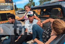 No corrieron largo: capturan a 4 presuntos ladrones en Granada Foto: Presuntos ladrones son capturados en Granada /TN8