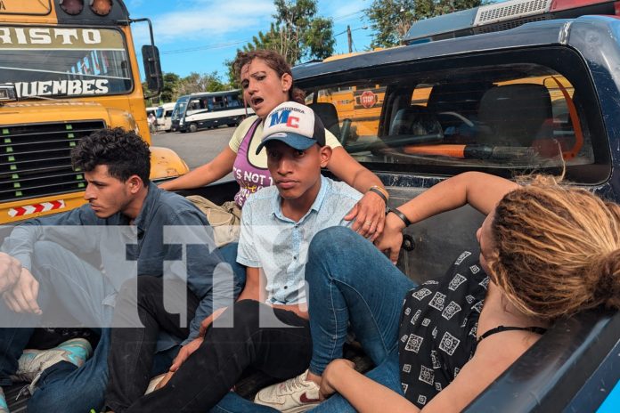Foto: Presuntos ladrones son capturados en Granada /TN8 Foto: Presuntos ladrones son capturados en Granada /TN8