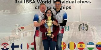 Foto Bárbara Palacios se titula campeona mundial de ajedrez para invidentes /Cortesía