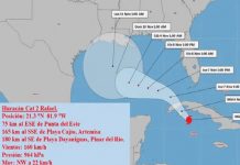 Huracán Rafael, categoría 2, mantiene a Cuba en alerta máxima Foto: Alarma en Cuba /cortesía