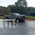 Accidente de tránsito en Masaya-Managua deja serios daños en vehículo Foto: Accidente de tránsito en Masaya-Managua deja serios daños en vehículo/ TN8