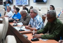 El Consejo Nacional de Defensa de Cuba analiza los daños tras huracán Rafael Foto: El Consejo Nacional de Defensa de Cuba analiza los daños tras huracán Rafael / Cortesía