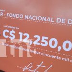 Lotería Nacional entrega 12 millones 250 mil córdobas tanto al IND como a MIFAMILIA Foto: Lotería Nacional continúa con el compromiso social /TN8