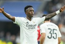 Real Madrid golea 4-0 a Osasuna con tripleta de Vinicius Junior real, madrid, osasuna, fútbol,