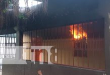 Malas conexiones, posible causa de incendio en vivienda de Masaya Foto: Incendio consume una vivienda en Masaya / TN8