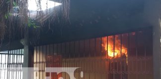 Foto: Incendio consume una vivienda en Masaya / TN8