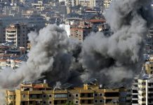 Beirut bajo fuego: Israel lanza 12 despiadados bombardeos Foto: Ejército israelí lanza al menos 12 bombardeos contra Beirut /Cortesía