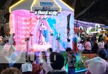 Inauguran ambientes navideños y altares a la Virgen María en Carazo Foto: Encendida de luces navideñas y altares a la Virgen en Jinotepe, Carazo / TN8