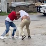 ¡No aguantaron a La Velada! Potente pleito de buseros en Jalapa (VIDEO) Foto: Captan a dos conductores de buses en Jalapa, Nueva Segovia, protagonizando tremenda pelea / TN8