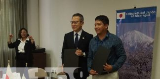 Foto: Firma de Japón para construir aulas de clase en Ticuantepe / TN8
