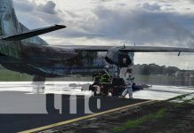 Simulacro general de accidente aéreo en el Aeropuerto Internacional Augusto C. Sandino Foto: Simulacro aéreo en el Aeropuerto Internacional de Nicaragua / TN8