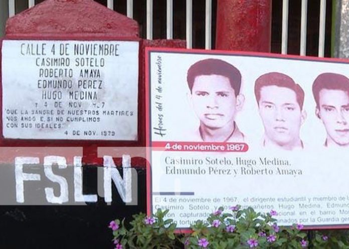 Foto: Homenaje a héroes y mártires desde el barrio Monseñor Lezcano, Managua / TN8 Foto: Homenaje a héroes y mártires desde el barrio Monseñor Lezcano, Managua / TN8