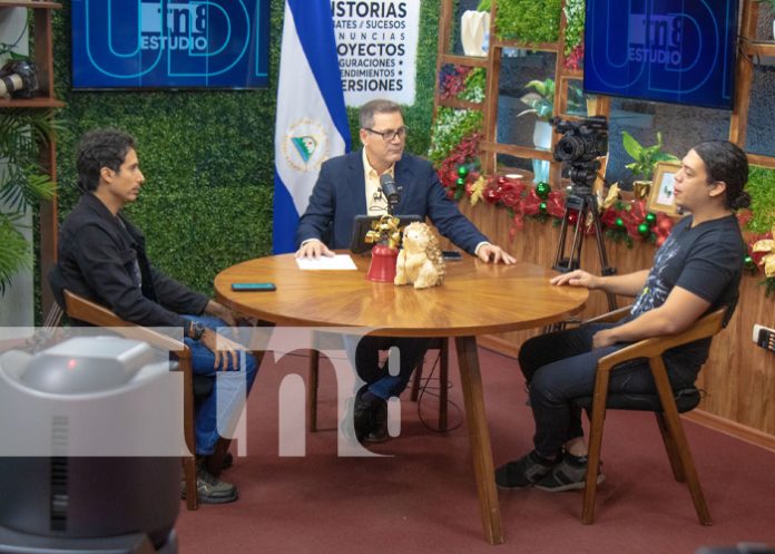 Foto: Estudio TN8 con la temática de El Año de La Rock 2024 Foto: Estudio TN8 con la temática de El Año de La Rock 2024