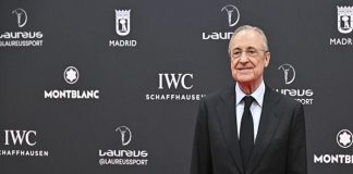Florentino Pérez respalda a Vinicius