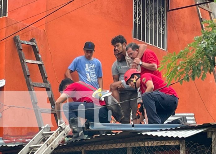 Foto: Milagro de fin de año: joven sobrevive a descarga eléctrica en Masaya
