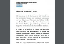 El ejemplo de Fidel y Cuba sigue iluminando el camino de la lucha en América Latina Foto: El ejemplo de Fidel y Cuba sigue iluminando el camino de la lucha en América Latina/Cortesía