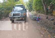 Invasión de carril provoca accidente en Quilalí, Nueva Segovia Foto: Invasión de carril provoca accidente en Quilalí, Nueva Segovia/TN8