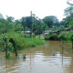 Familias atrapadas por el desbordamiento de ríos en Costa Rica Foto: Inundaciones en Costa Rica /cortesía