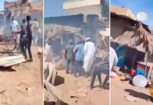 ¡Agresión mortal! Ataque aéreo en Sudán provocó la muerte de 100 personas Foto: Fuerzas Armadas de Sudán golpeó un mercado en el estado de Darfur/Cortesía