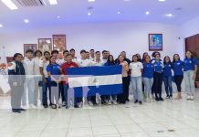 Nicaragua abanderó a su selección de balonmano para la Copa Quetzal 2024 Foto: Nicaragua abanderó a su selección de balonmano /TN8