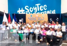 Emprendedores turísticos de Boaco reciben certificados tras completar cursos Foto: reconocimientos tras culminar siete cursos en el año 2024 en Boaco/TN8