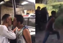 Indignación en México: Policía obliga a ladrones a besarse y golpearse Foto: Escándalo en México /cortesía
