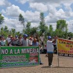 Comunidades de Ecuador se levantan en protesta contra proyecto minero Foto: Protestas en Ecuador /cortesía